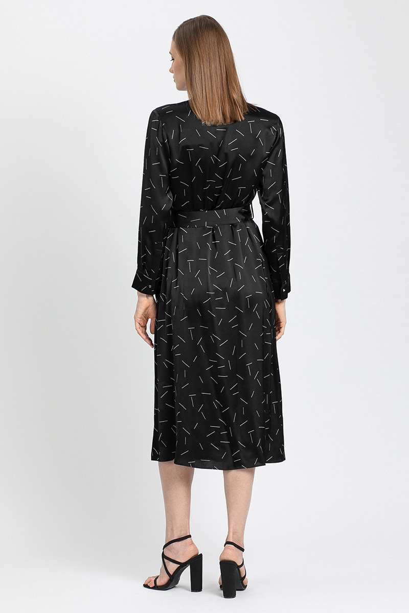 Платье VASSA&Co, пол женский, цвет черный
