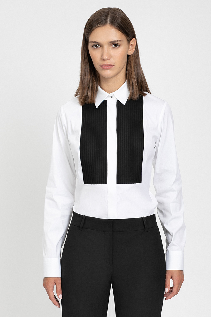 Blouse VASSA&Co, пол female, цвет white