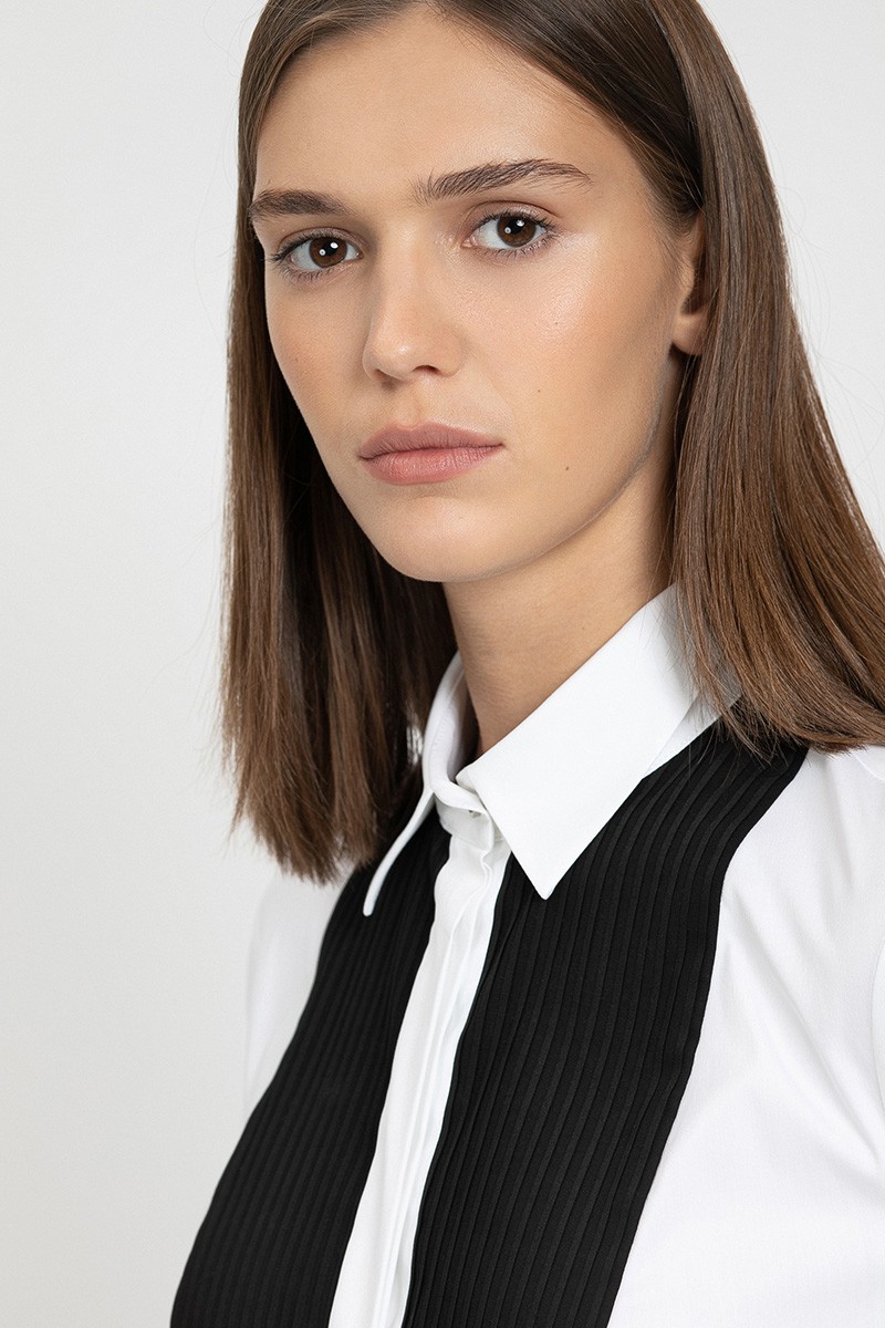 Blouse VASSA&Co, пол female, цвет white, фото №4