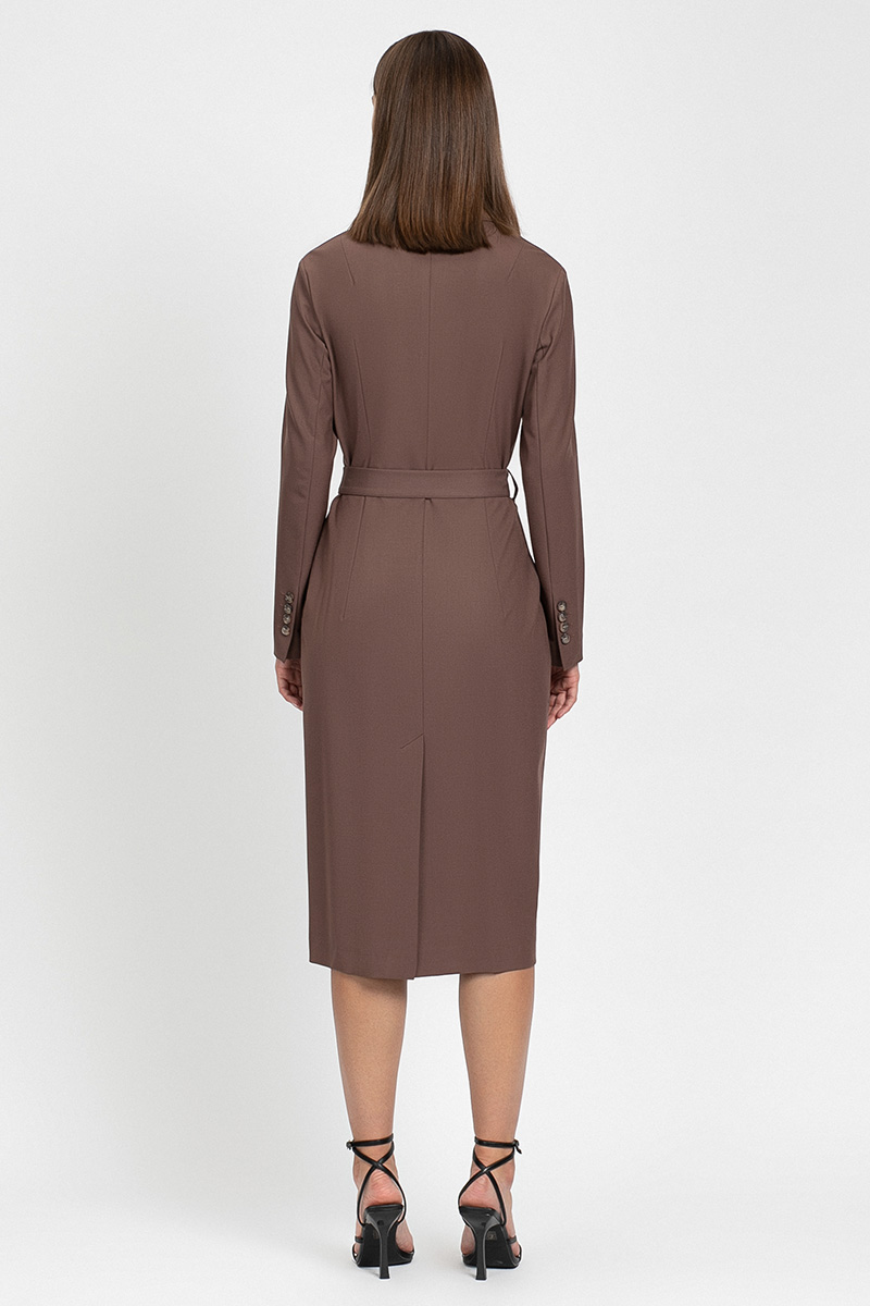 Dress VASSA&Co, пол female, цвет brown