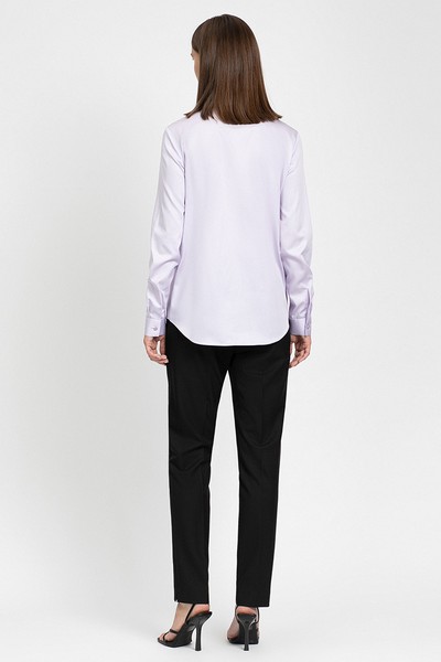 Блузка из хлопка VASSA&Co, пол женский, цвет розовый, фото №3