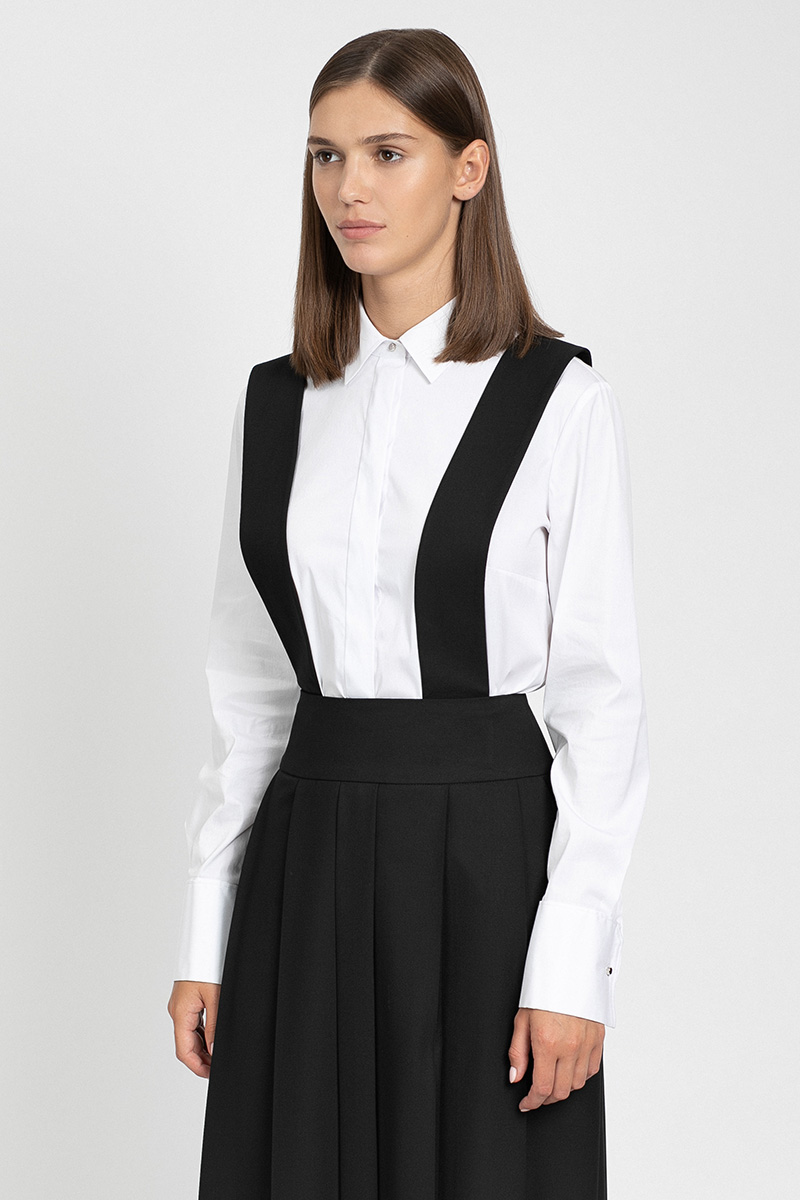 Юбка миди VASSA&Co, пол женский, цвет черный