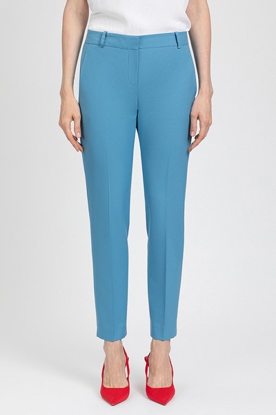 Брюки VASSA&Co, пол женский, цвет голубой, фото №2