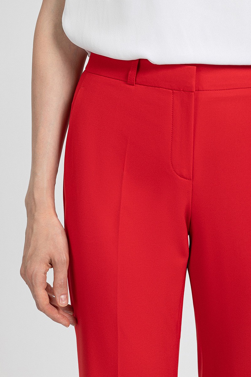 Брюки клеш VASSA&Co, пол женский, цвет красный, фото №5