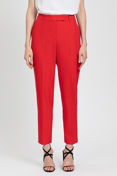 Брюки VASSA&Co, пол женский, цвет красный, фото №4