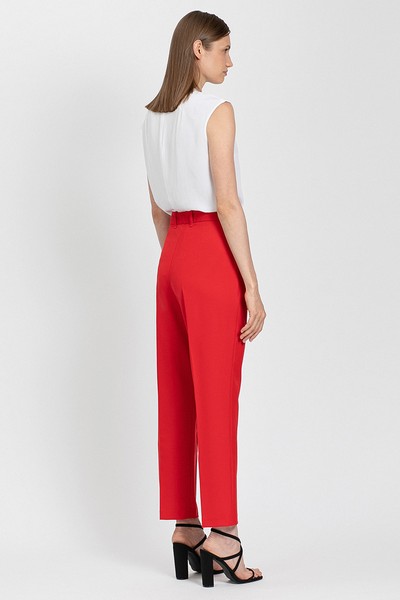 Брюки VASSA&Co, пол женский, цвет красный, фото №5