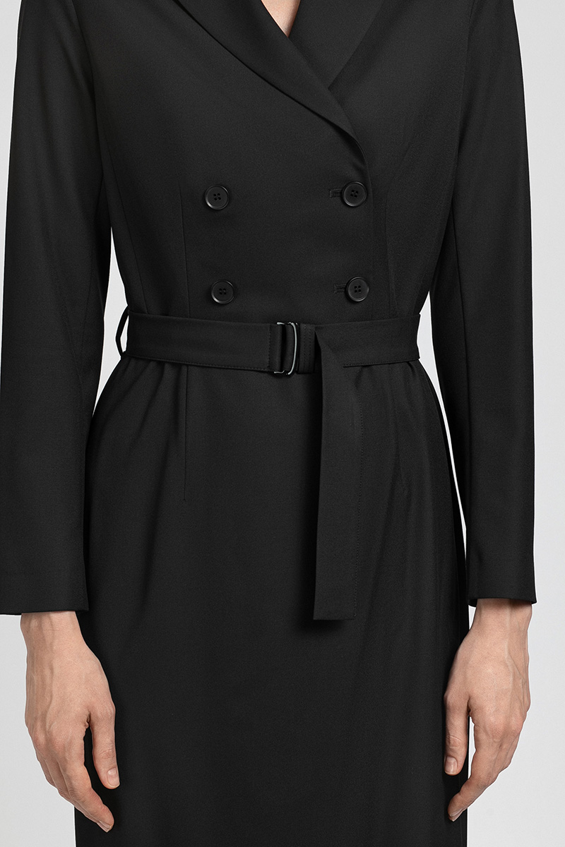 Платье VASSA&Co, пол женский, цвет черный