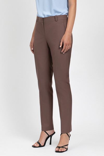 Pants VASSA&Co, пол female, цвет brown, фото №5