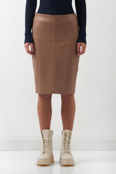 Юбка женская VASSA CODE, пол женский, цвет коричневый, фото №2