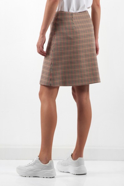 Юбка с запахом VASSA CODE, пол женский, цвет коричневый, фото №6