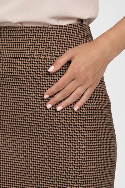 Юбка VASSA&Co, пол женский, цвет коричневый, фото №5