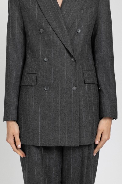 Жакет свободного силуэта VASSA&Co, пол женский, цвет серый, фото №6