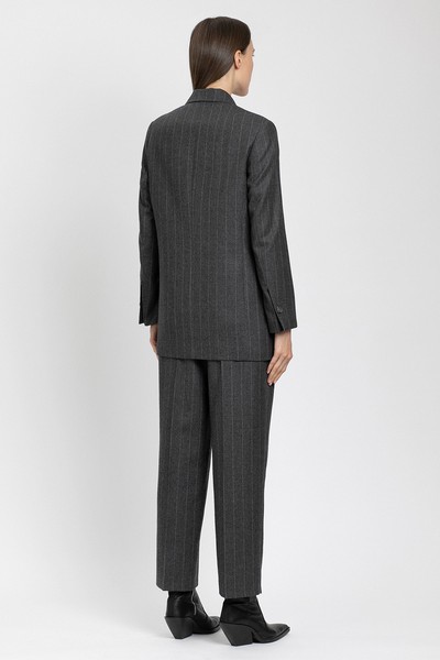 Жакет свободного силуэта VASSA&Co, пол женский, цвет серый, фото №5