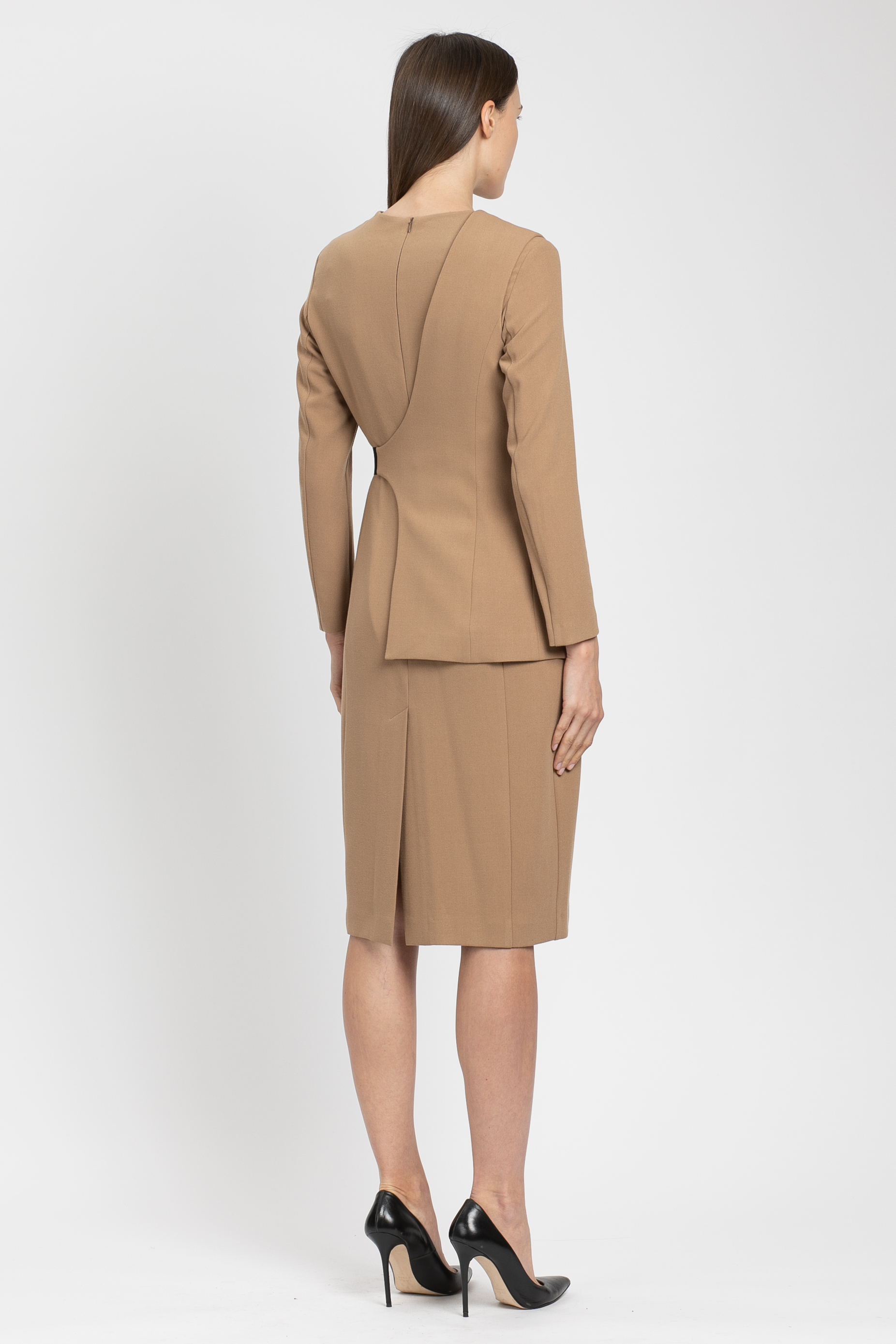 Dress VASSA&Co, пол female, цвет Brown