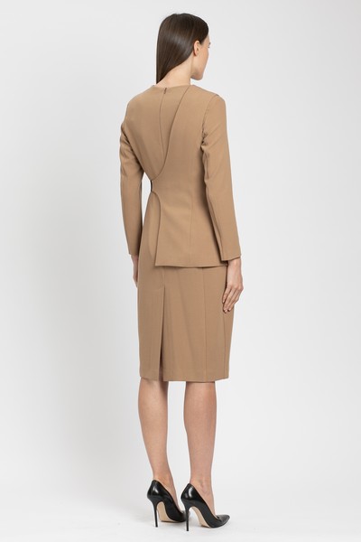 Платье VASSA&Co, пол женский, цвет коричневый, фото №5