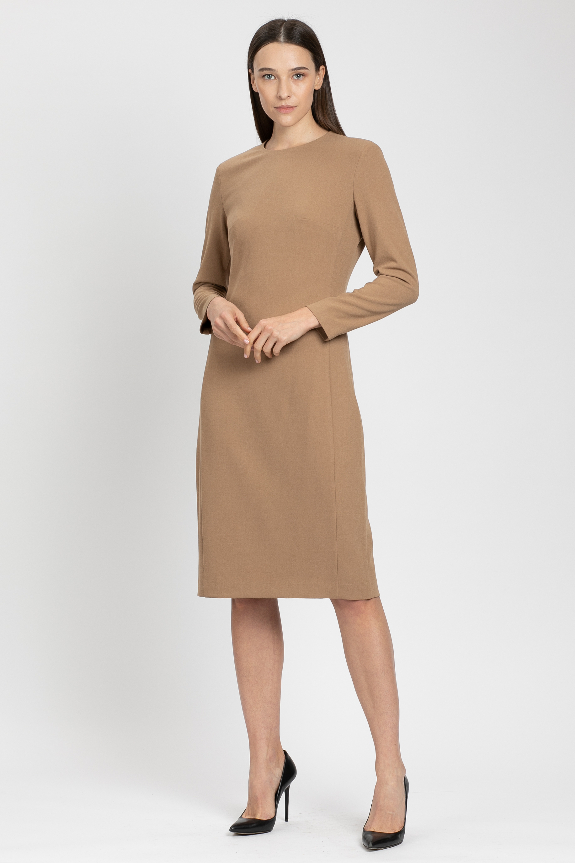 Dress VASSA&Co, пол female, цвет Brown