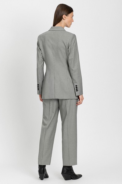 Жакет прямого кроя VASSA&Co, пол женский, цвет черный, фото №3