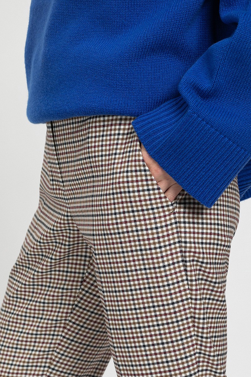 Брюки VASSA&Co, пол женский, цвет хаки, фото №4