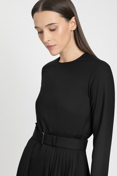 Платье VASSA&Co, пол женский, цвет черный, фото №3