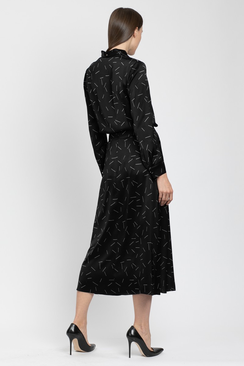 Юбка а-силуэта VASSA&Co, пол женский, цвет черный, фото №3