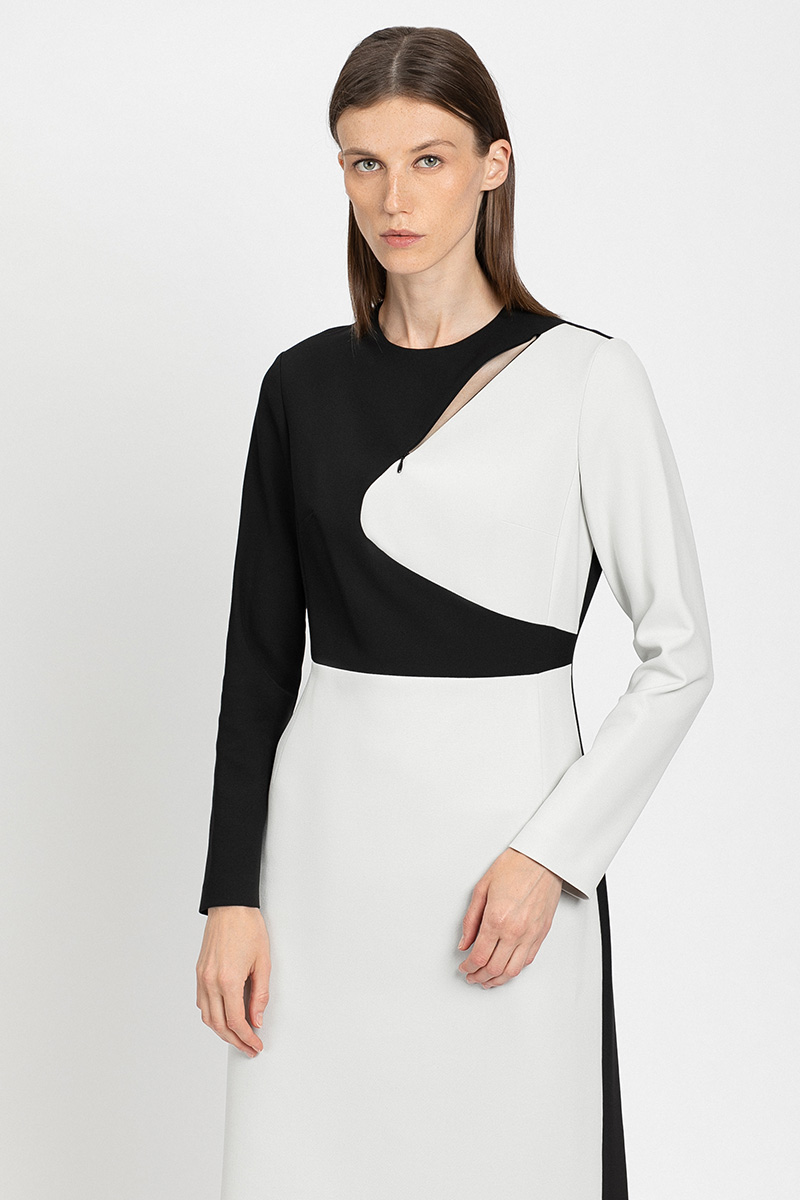 Платье VASSA&Co, пол женский, цвет черный