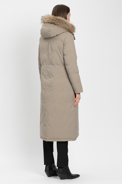 Утепленное пальто VASSA&Co, пол женский, цвет коричневый, фото №5
