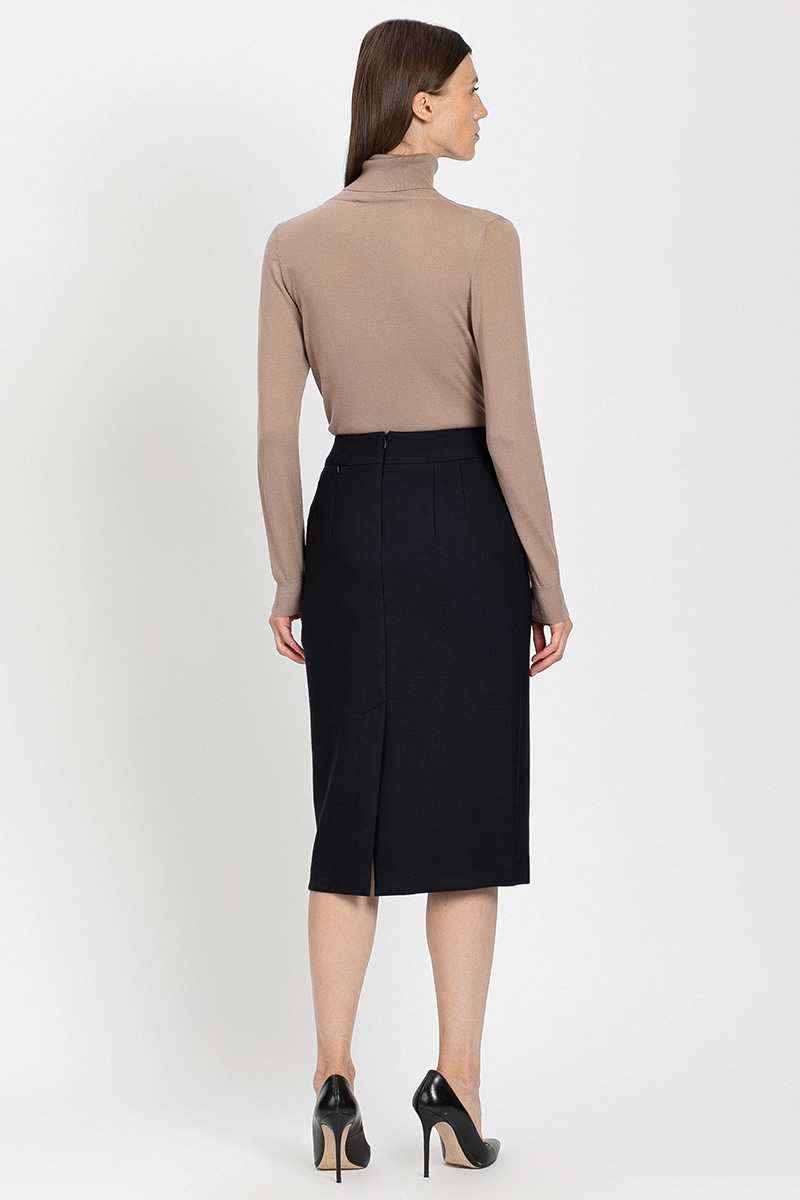 Юбка VASSA&Co, пол женский, цвет синий