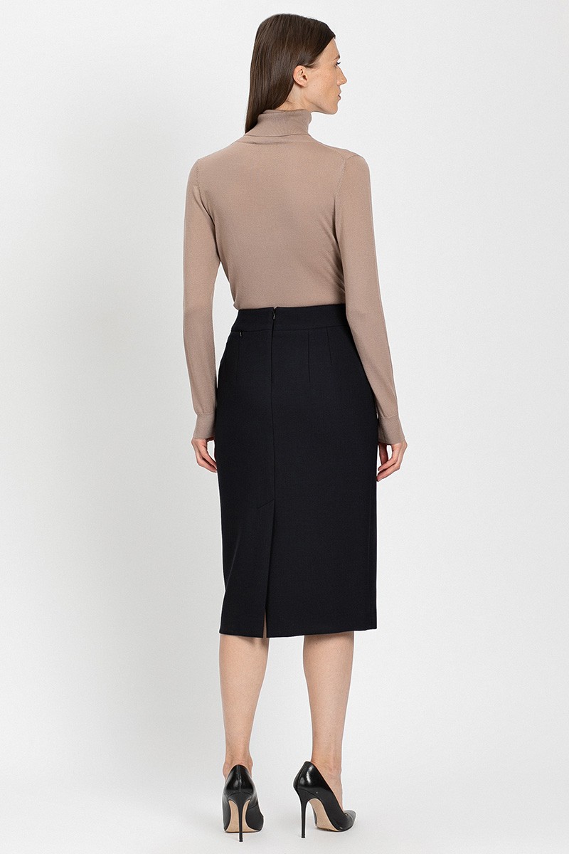 Юбка VASSA&Co, пол женский, цвет синий, фото №4