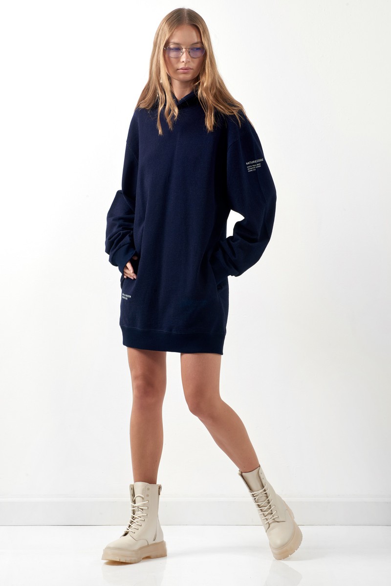 Dress VASSA CODE, пол female, цвет синий, фото №3