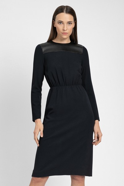 Минималистичное платье VASSA&Co, пол женский, цвет серый, фото №2