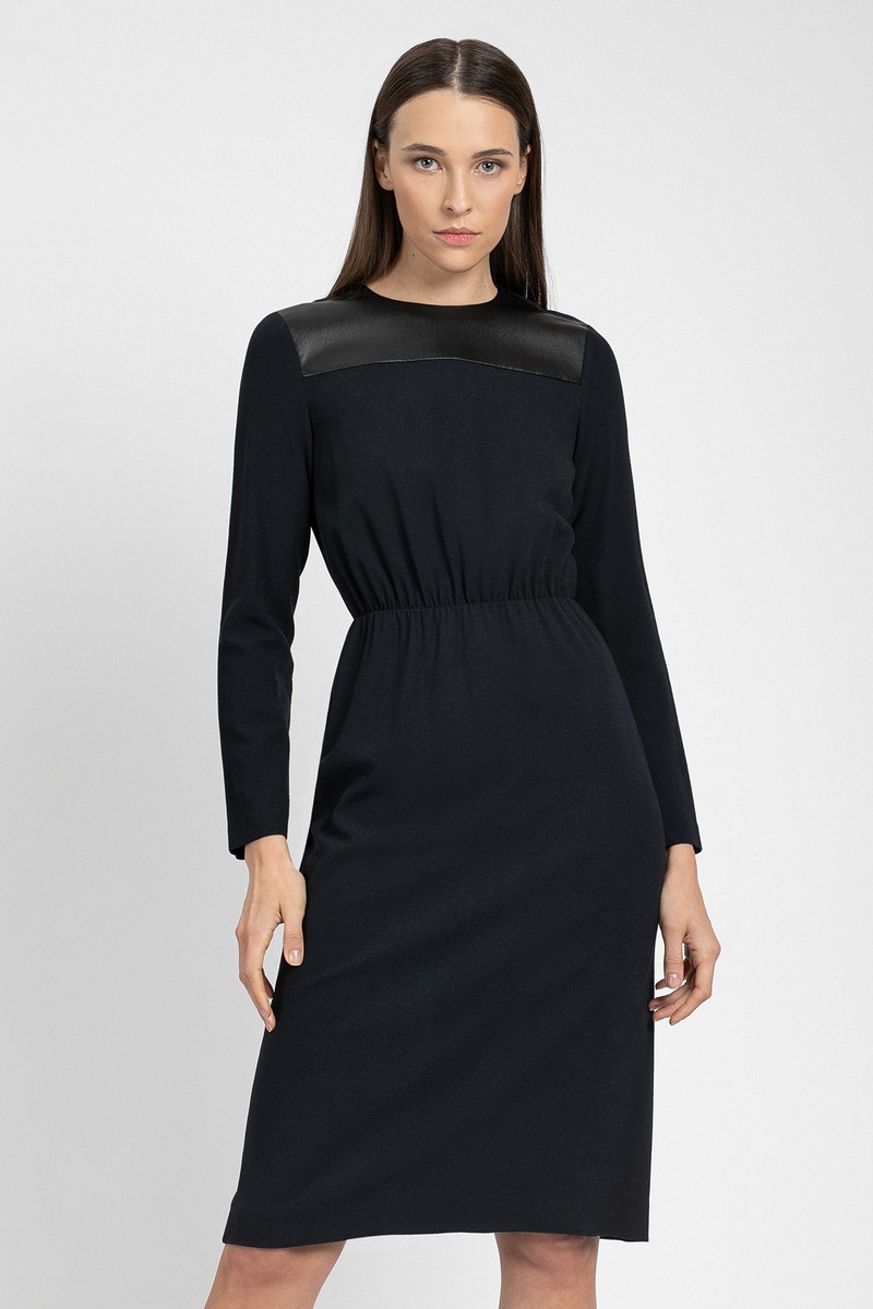 Минималистичное платье VASSA&Co, пол женский, цвет серый, фото №2