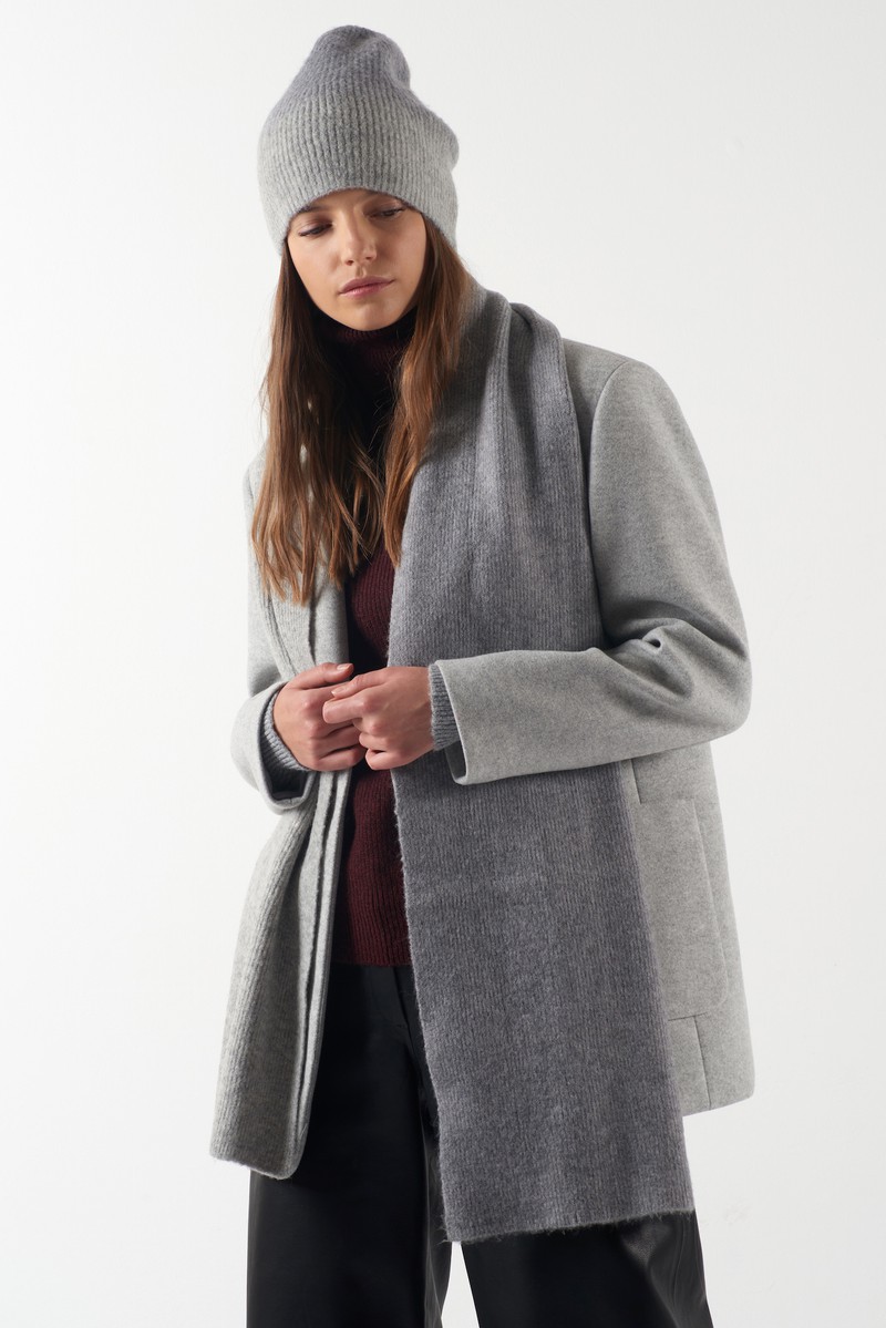 Шарф женский VASSA CODE, пол женский, цвет серый, фото №3