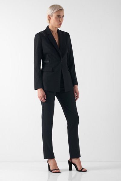 Жакет VASSA&Co, пол женский, цвет черный, фото №2