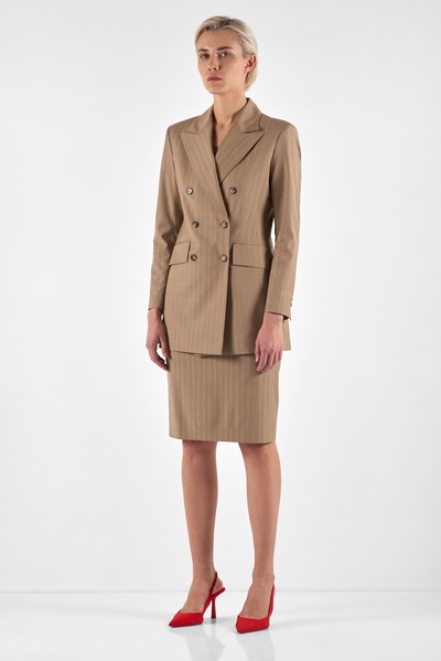 Жакет VASSA&Co, пол женский, цвет бежевый, фото №2