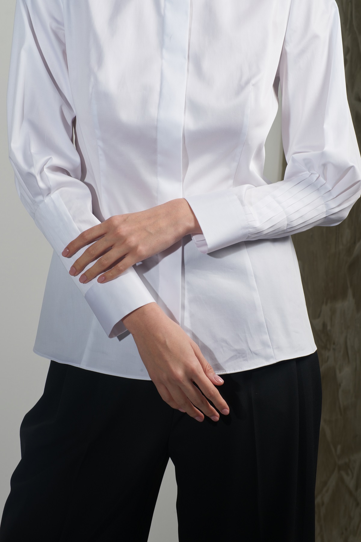 Дизайнерская блузка VASSA&Co, пол женский, цвет белый