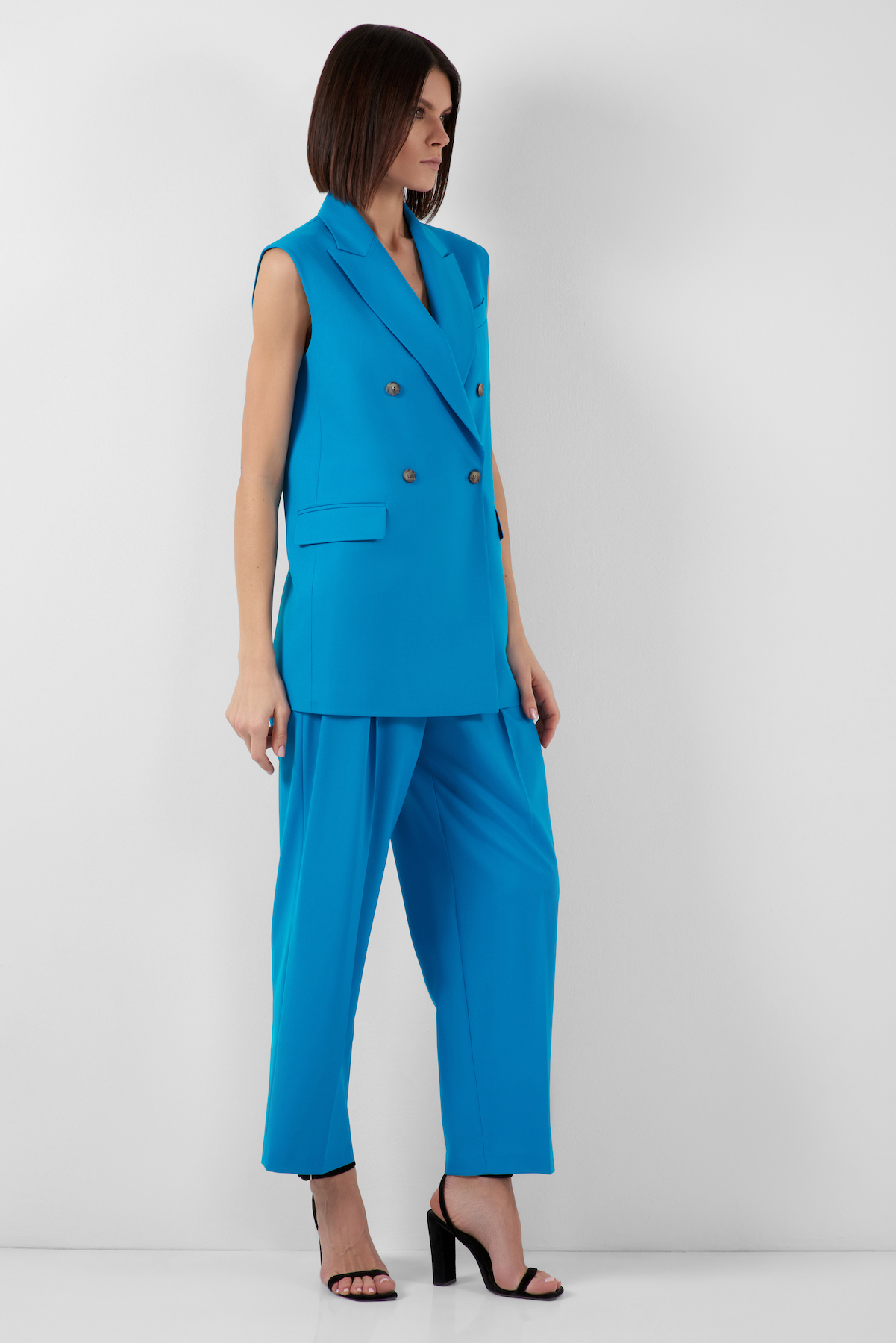 Vest VASSA&Co, пол female, цвет голубой