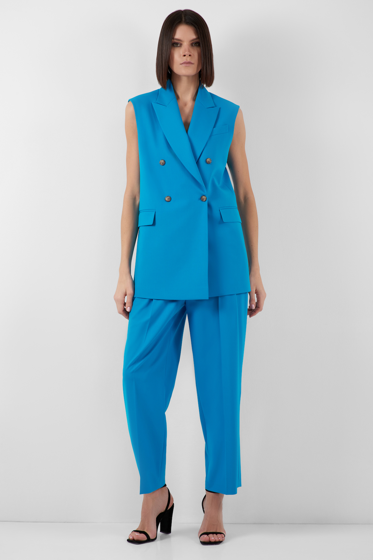 Vest VASSA&Co, пол female, цвет голубой