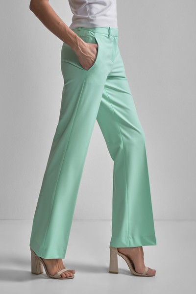 Pants VASSA&Co, пол female, цвет зеленый, фото №3