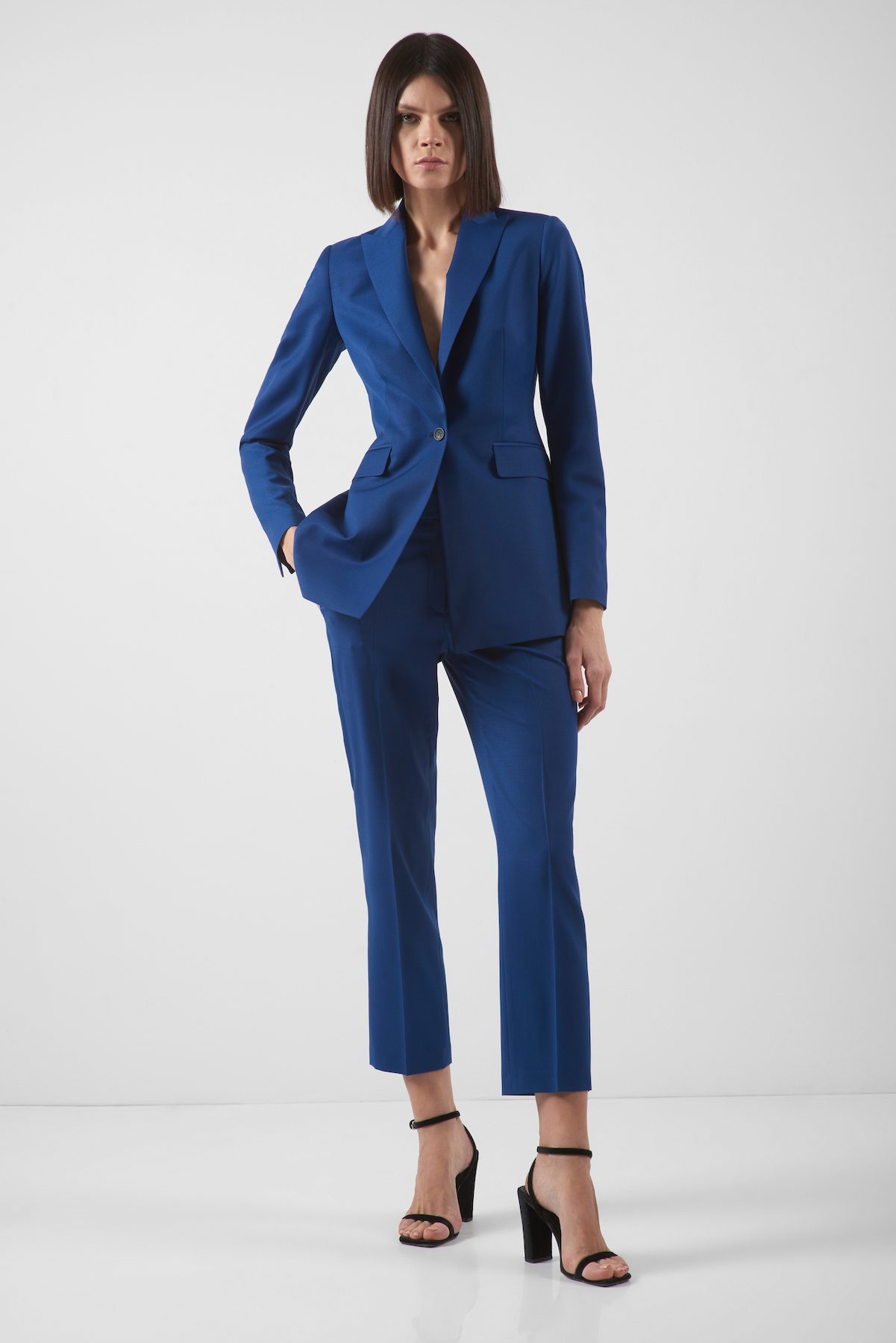 Жакет VASSA&Co, пол женский, цвет синий