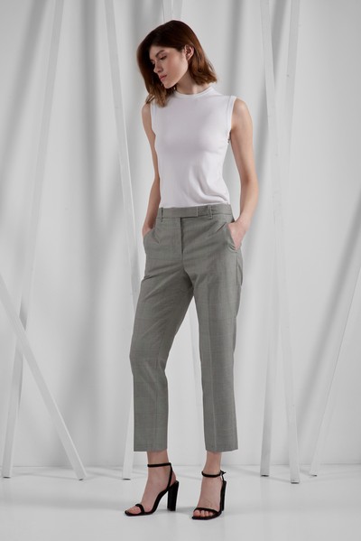 Брюки VASSA&Co, пол женский, цвет черный, фото №2