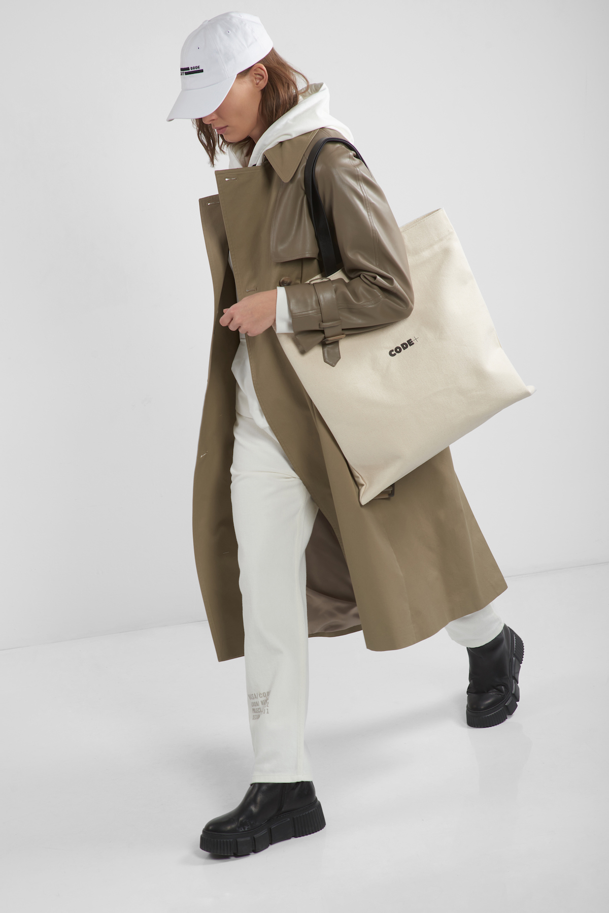 Trench Coat VASSA CODE, пол female, цвет Серый