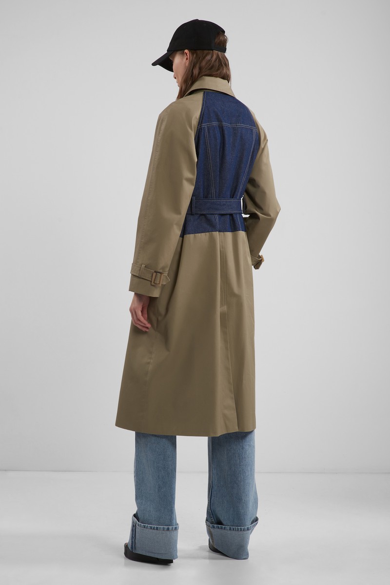 Trench Coat VASSA CODE, пол female, цвет серый, фото №4