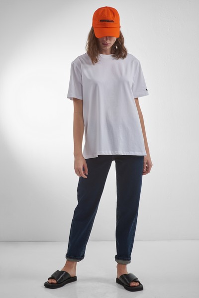 Базовая футболка VASSA CODE, пол женский, цвет белый, фото №3