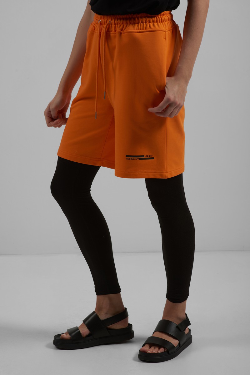 Шорты VASSA CODE, пол женский, цвет оранжевый, фото №5