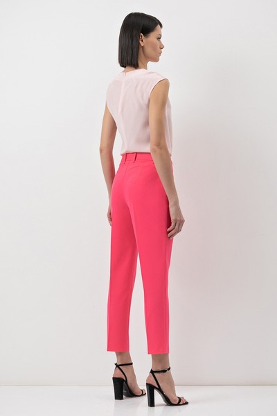 Брюки классические VASSA&Co, пол женский, цвет розовый, фото №4