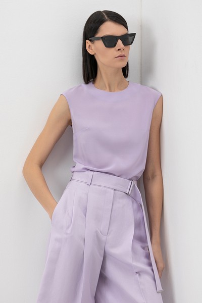 Shorts VASSA&Co, пол female, цвет violet, фото №2