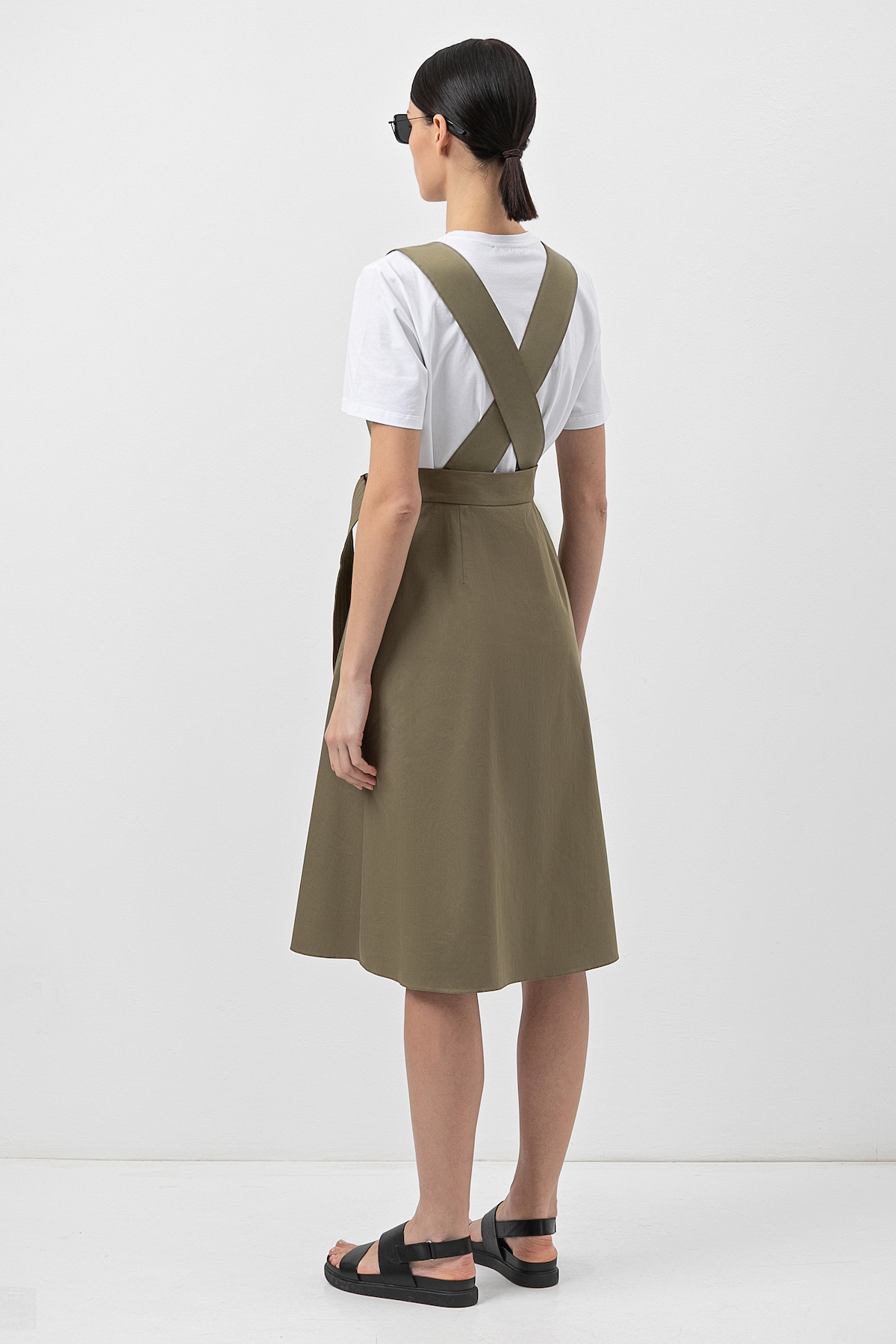 Skirt VASSA&Co, пол female, цвет зеленый