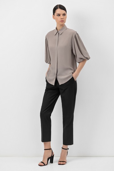 Blouse VASSA&Co, пол female, цвет brown, фото №2