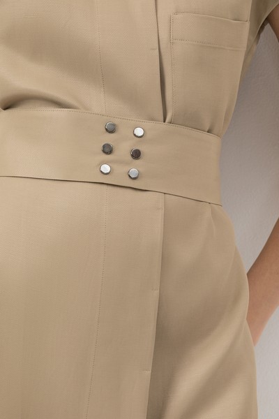 Dress VASSA&Co, пол female, цвет бежевый, фото №5