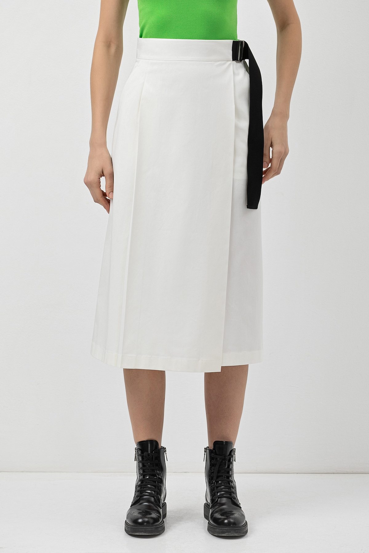 Юбка VASSA&Co, пол женский, цвет белый